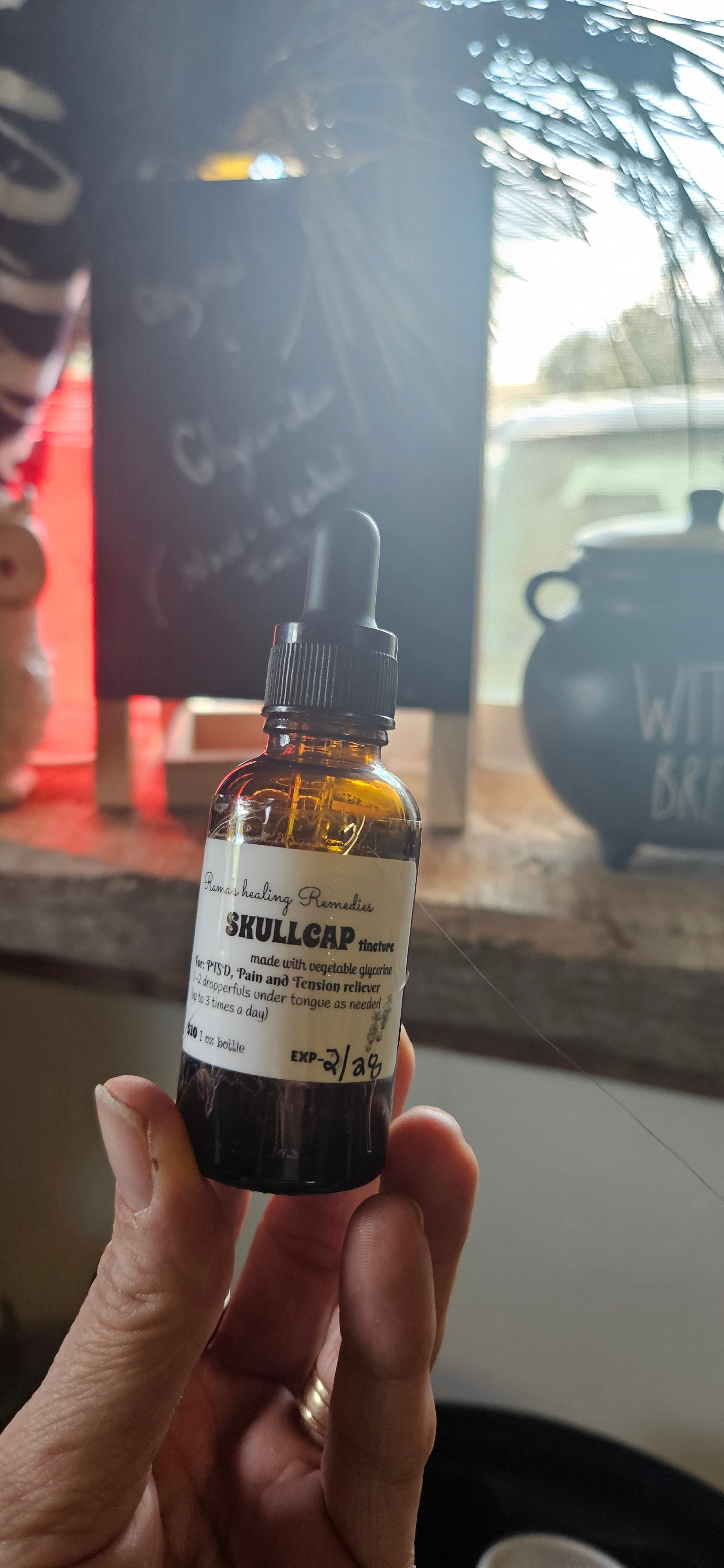 Skullcap glycerite tincture