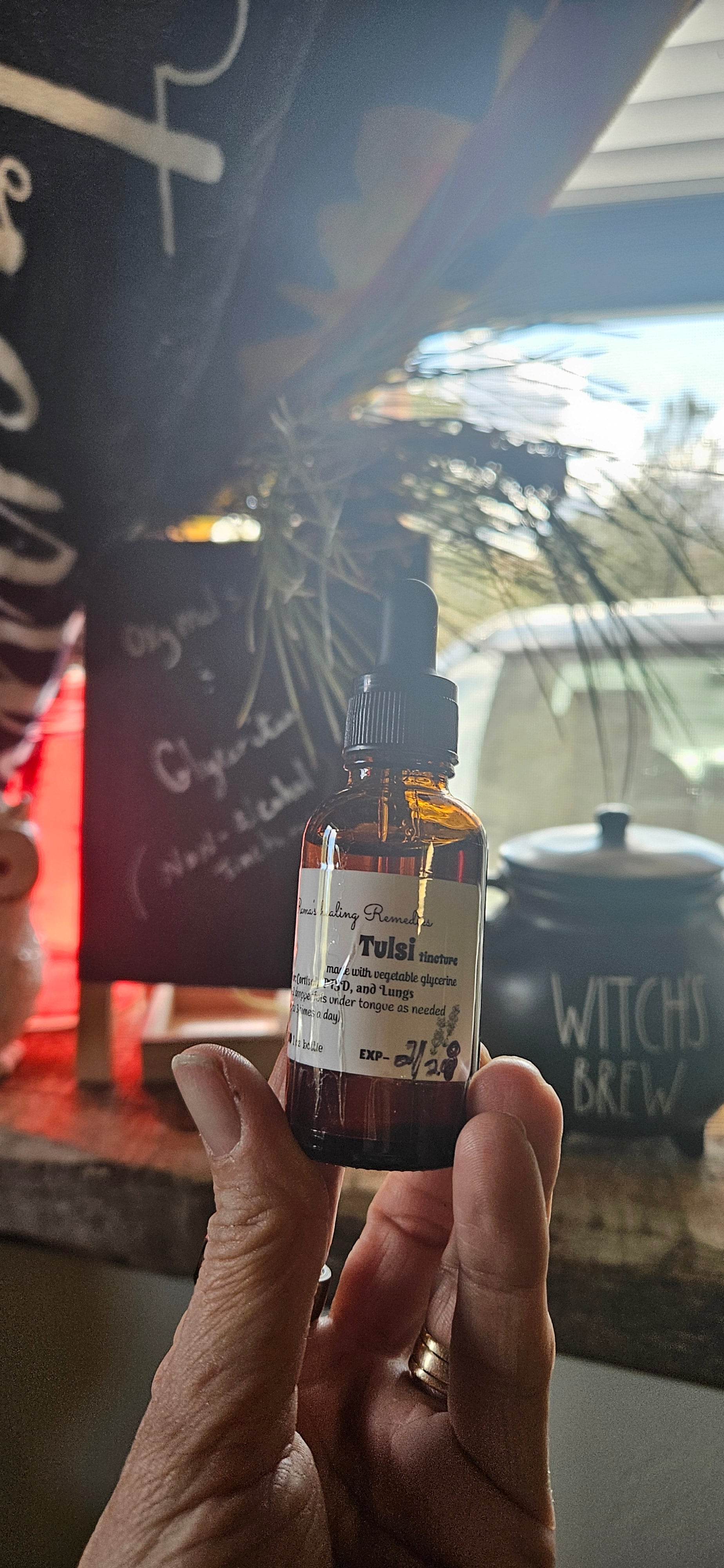 Tulsi glycerite tincture