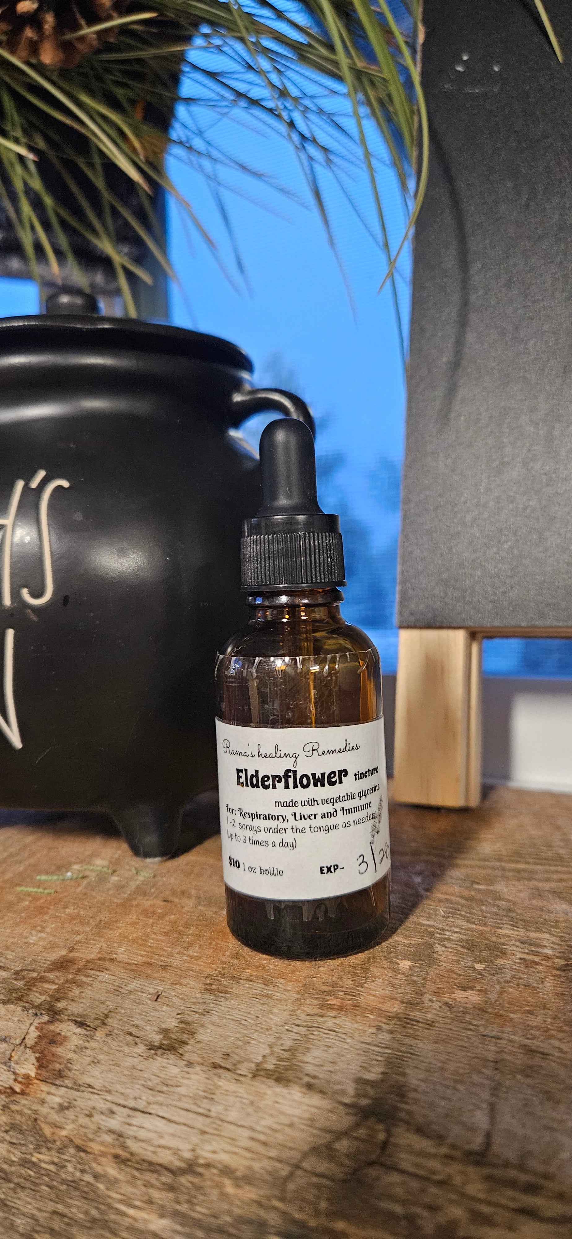 Elderflower tincture